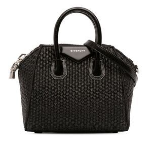 Givenchy Mini Raffia Antigona Satchel